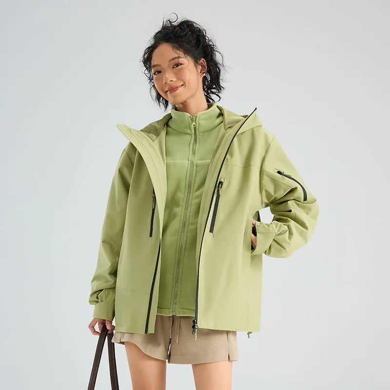 High Quality Waterproof Hard Shell Rain Jacket Unisex Windproof Outdoor Climbing Stand Collar Zipper 3XL Motorcycle Riding