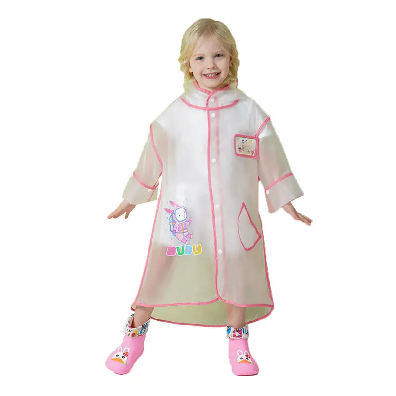 High Quality Kids Waterproof Poncho Raincoat New Style Factory Supply Portable and Reusable With Healthy Cartoon Print