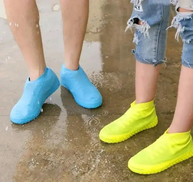 High Quality Waterproof Silicone Rain Boots Reusable Non-Slip Rubber Shoe Covers Shoe Protectors for Adults and Babies