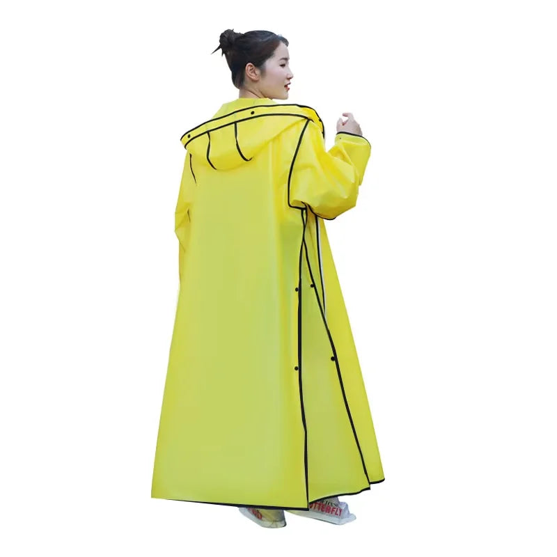 Customizable Poncho Raincoat EVA Fabric Waterproof Windproof Motorcycle Riding Walking Scooter Use Logo Decoration Outdoor Tours