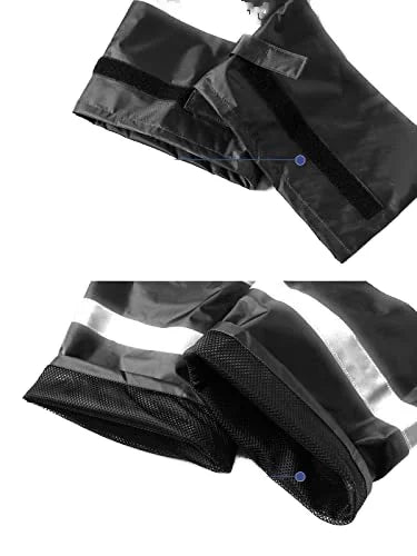 High Reflective Waterproof Cycling Raincoat Suit Hood Jacket Pants Rain Coat Visible Protection Riders Rain Cape for Motor Cycle