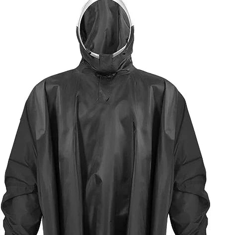 Waterproof Lightweight Hooded Rain Poncho for Adults Reusable Rain Coat One Pocket Breathable Feature Hiking Tours Men Women