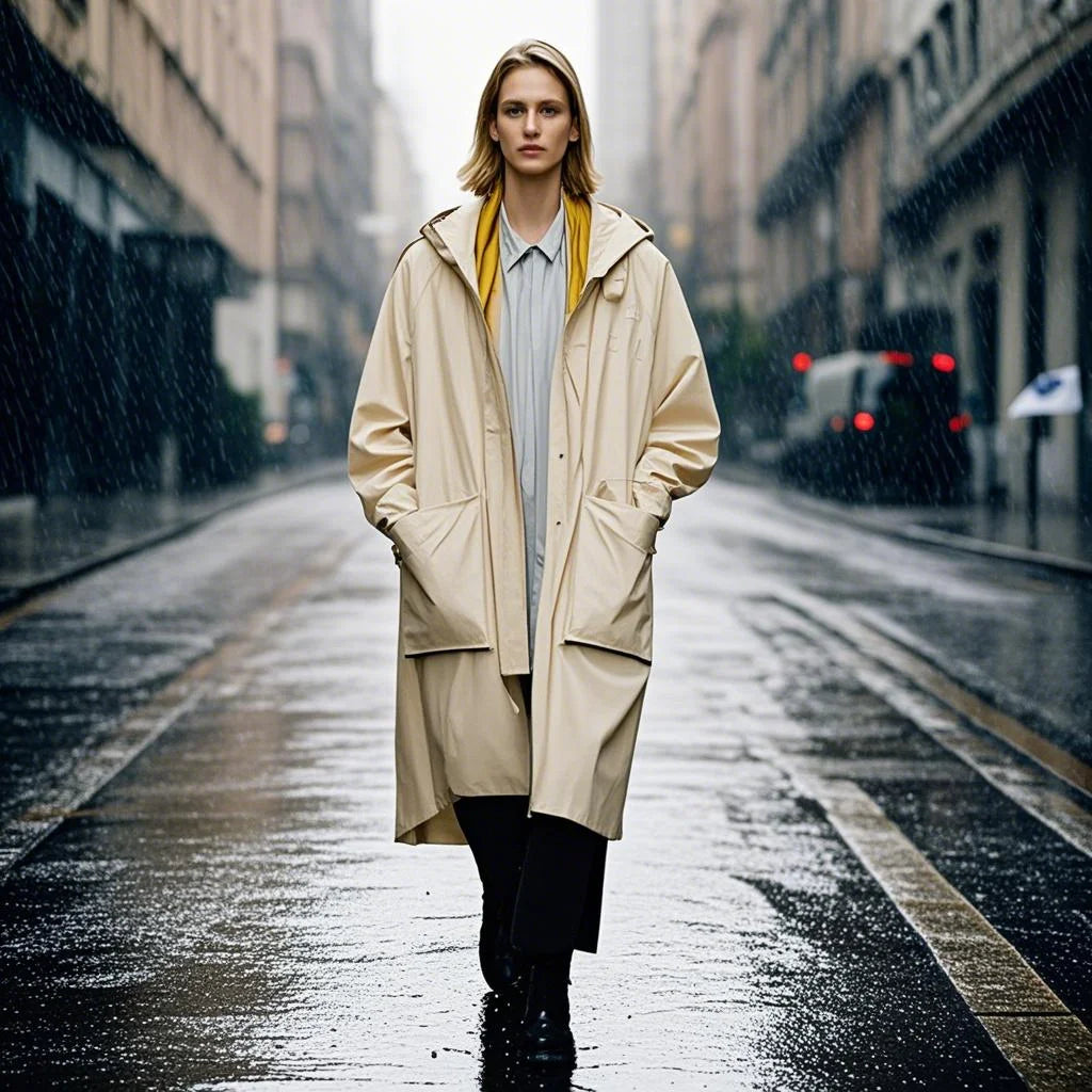 Universal Polyester Fashion Foldable Lightweight Waterproof Windproof Rain Jacket Coat for Daily Wear Travel Outdoor Activities