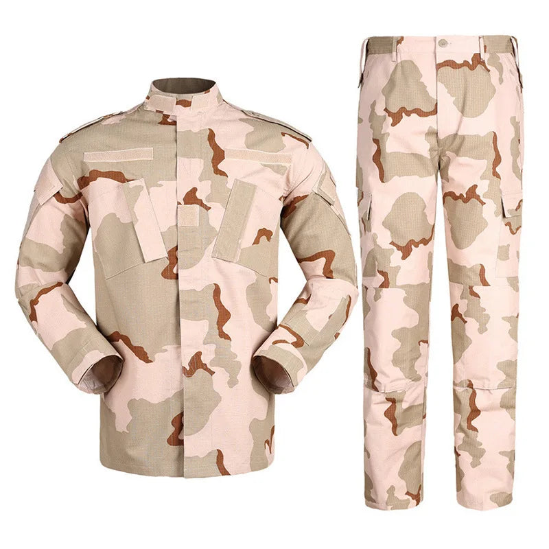 Horse-riding ACU Second-generation Unisex Camouflage Cotton Outdoor Training Tactical Suit Wear-resistant Breathable