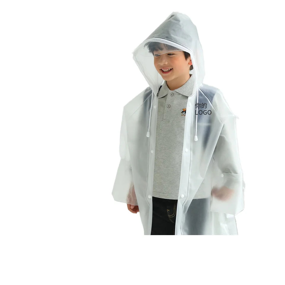 Fashionable EVA Waterproof Rain for for Boys Girls Children-Simple Design for Outdoor Camping & Tour Rainy Days