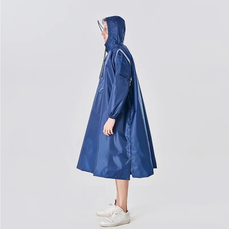 High Quality Reusable Waterproof PU Single-person for Raincoat with Custom Logo for Outdoor Travel and Rainy Tours