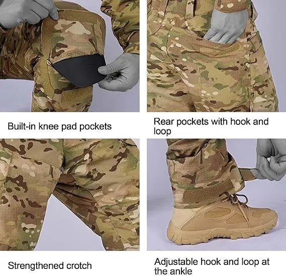 Custom Camouflage Uniform Tactical BDU Security Camouflage Jacket Pants Outdoor Uniforms ACU Coat Jackets Clothing Wholesale