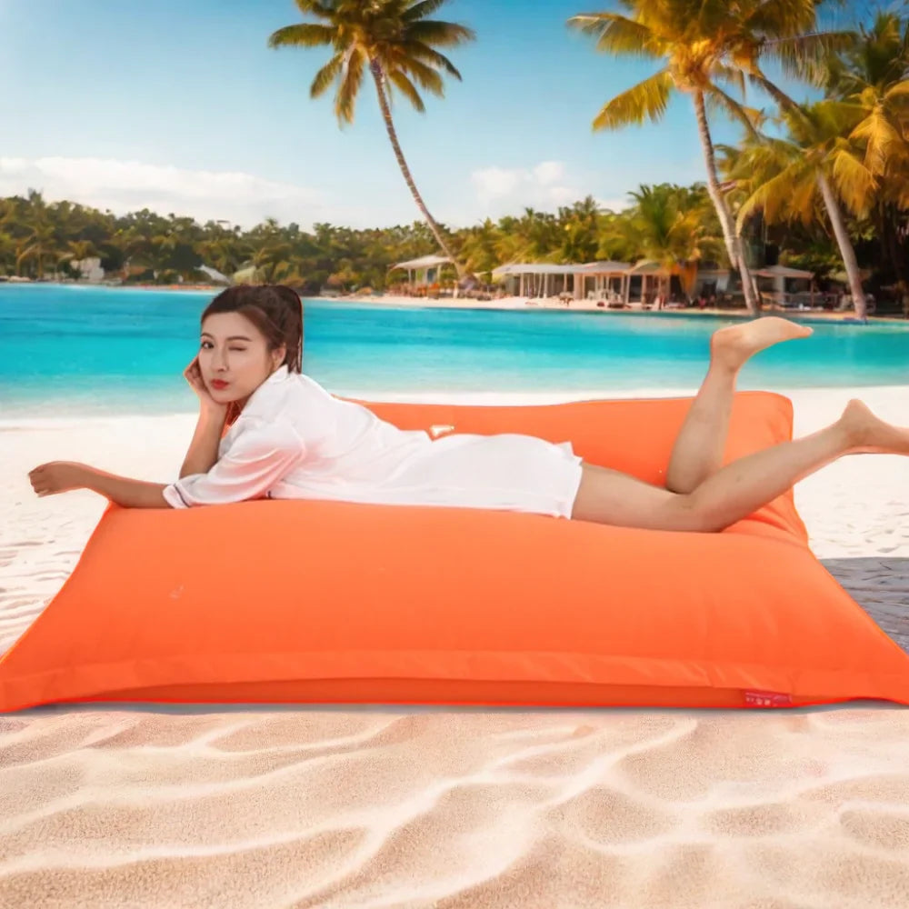 Custom Large Modern Waterproof Bean Bag Lounger Lightweight Outdoor Furniture for Garden Patio Hotel Park & Bedroom Use