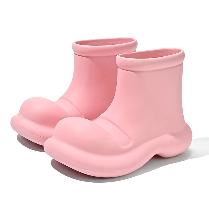 New Hot Selling EVA Macarone Baby Rain Boots Autumn Winter Comfortable Lightweight Breathable Elevated Rubber Anti-Slippery