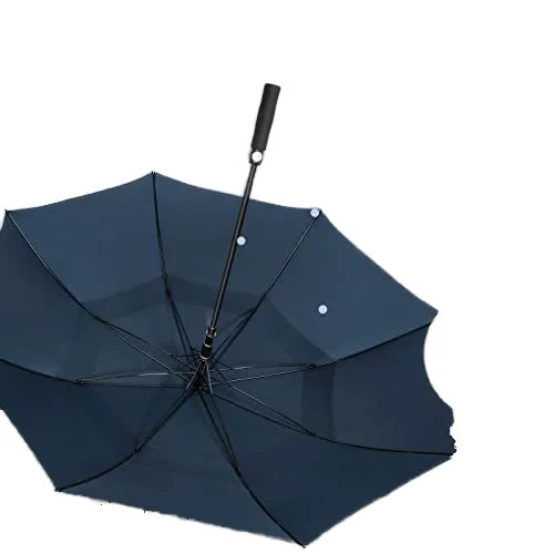 34-Inch Double Canopy Golf Umbrella Large Size 210T Vented Wind Gusset Sun & Windproof Business Style Fabric Pongee for Adults