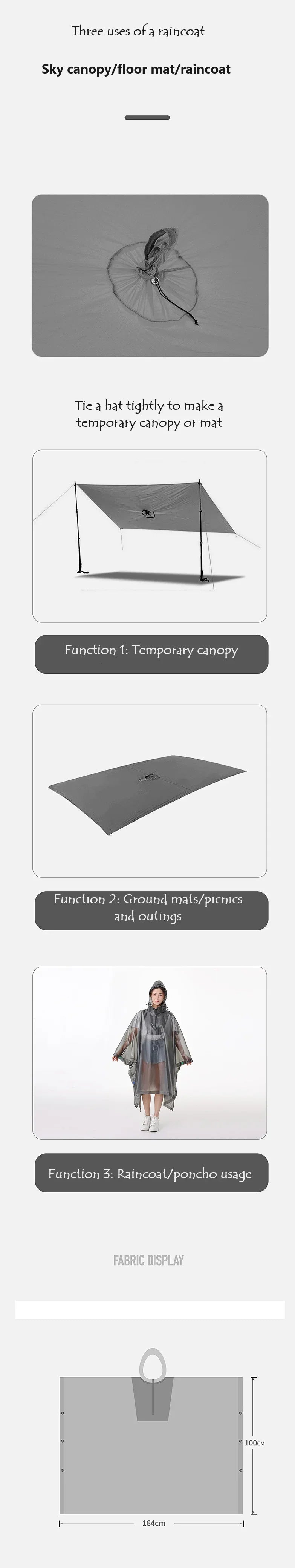 EVA Long Windbreaker Cape Adult Outdoor Raincoat Fishing and Hiking Labor protection Raincoat