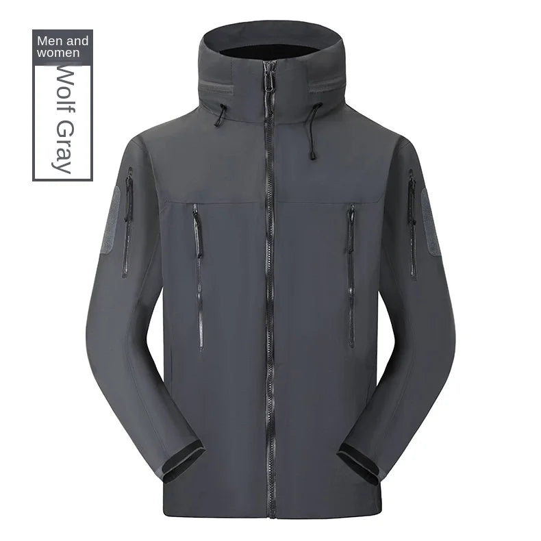 Bird Family  Bird Motorcycle Jacket Zipper Thin Solid Unisex Waterproof Windproof Winter Outdoor Mountaineering