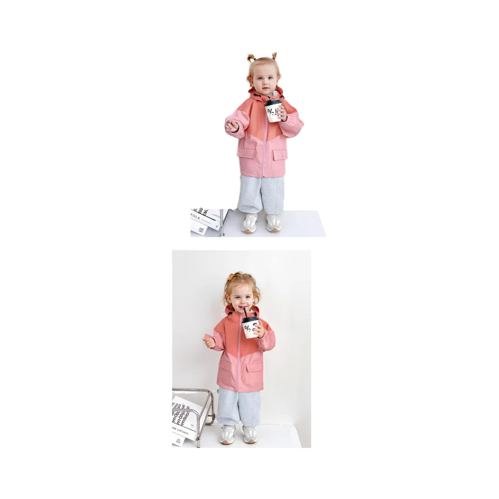 Children's Waterproof Winter Sports Windbreaker Warm Hooded Coat for Outdoor Sports for Winter Sports Hiking Mountain Adventures