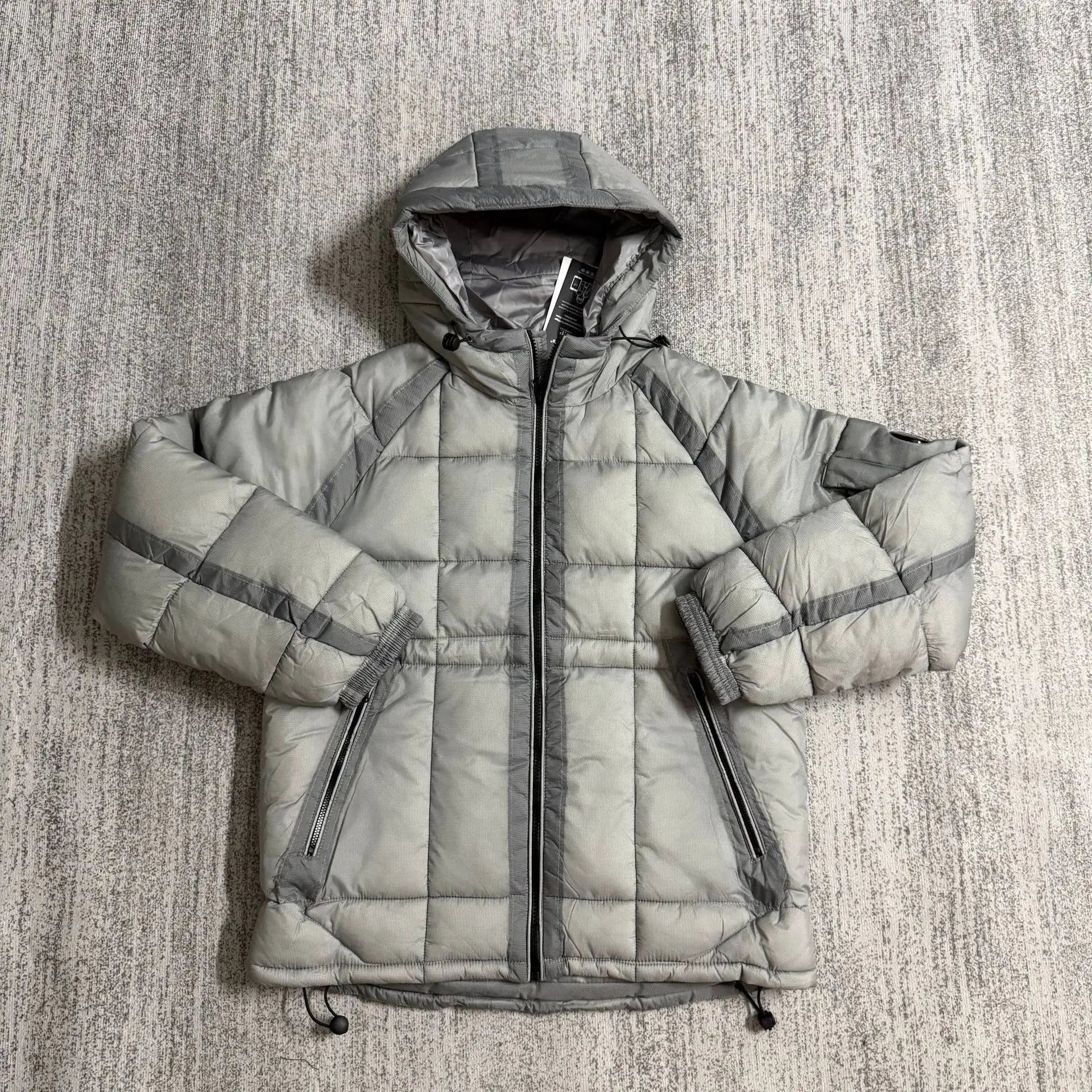 Factory Customized Hooded Puffer Jacket Windproof Thick Winter Cotton Padded Jacket for Men&Women Loose Casual Hooded