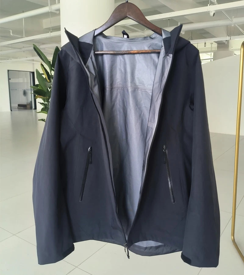 2025 High Quality Plus Size Men's Jacket Waterproof Fly Fishing Jacket Custom Men Rain Coat for 4 Way Stretch Outdoor Jacket