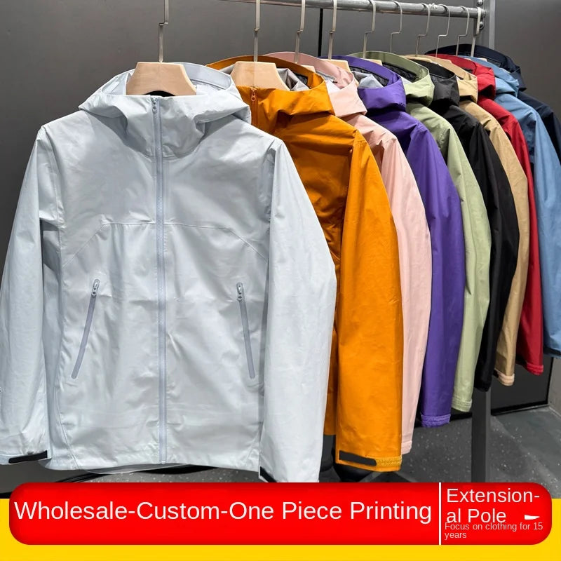 Bird Home JK Waterproof Windproof Hard Shell for Technology Men's Women's Hooded Jacket Heat Sealing Adhesive Outdoor