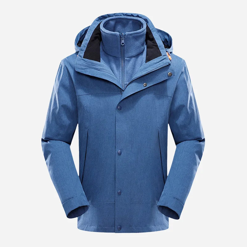 High-End Two-Piece Detachable Fleece Liner Three-In-One Outdoor Cold-Proof Clothing for Warm Group Hunting Adventures
