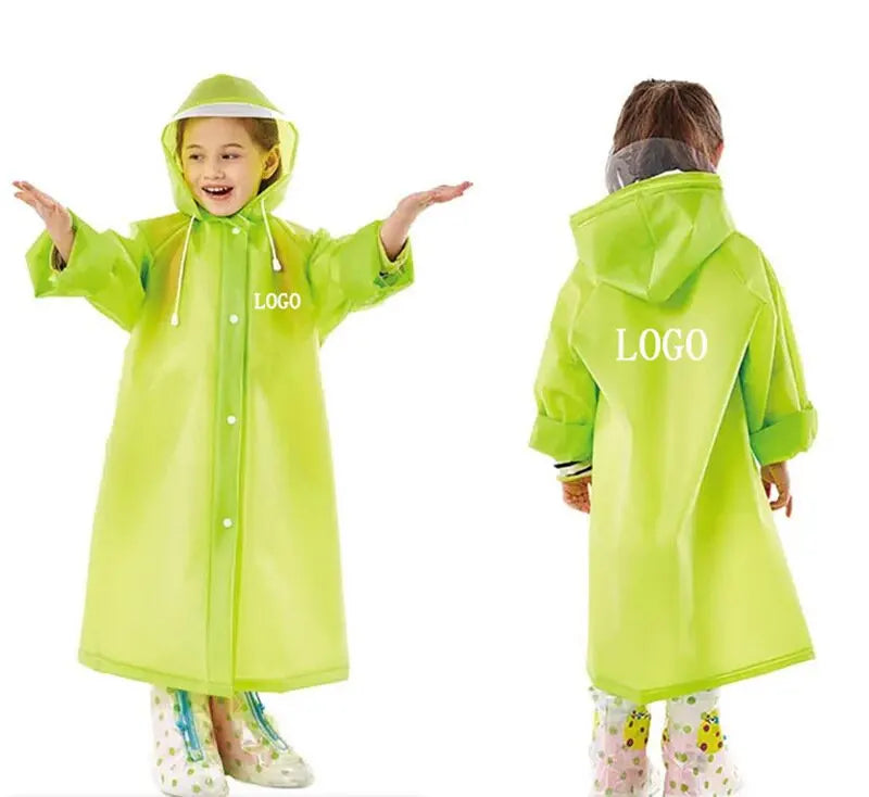 Fashionable EVA Waterproof Rain for for Boys Girls Children-Simple Design for Outdoor Camping & Tour Rainy Days