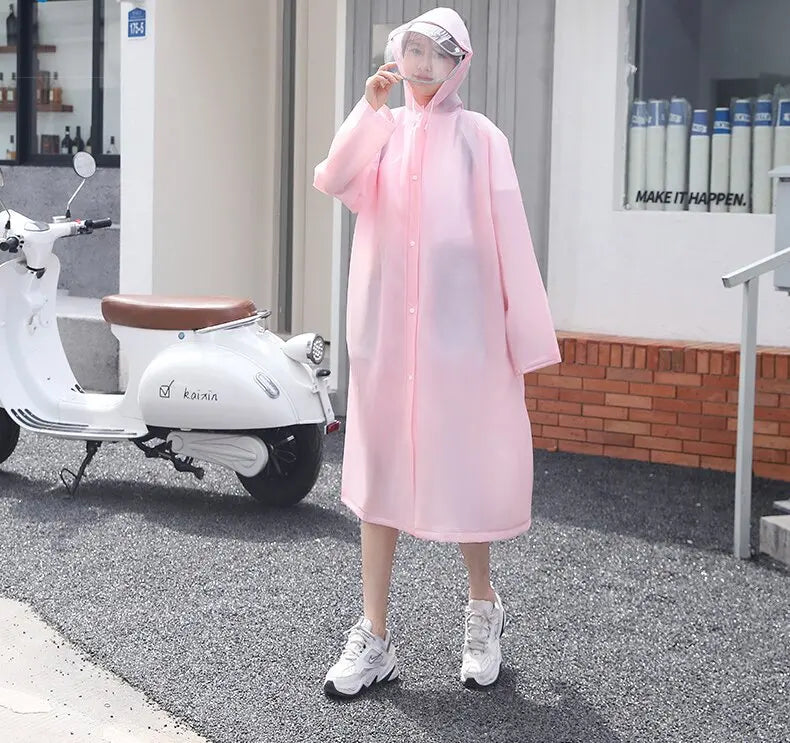 Single-Use Waterproof EVA for Poncho Disposable Rainwear for Travel & Electric Vehicle Battery for Outdoor Tours