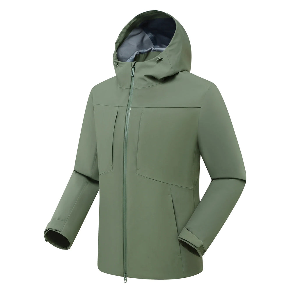 Unisex Lightweight Waterproof Poncho Style Windbreaker Jacket for Men & Women Single-Person Rainwear for Work & Outdoor Tours