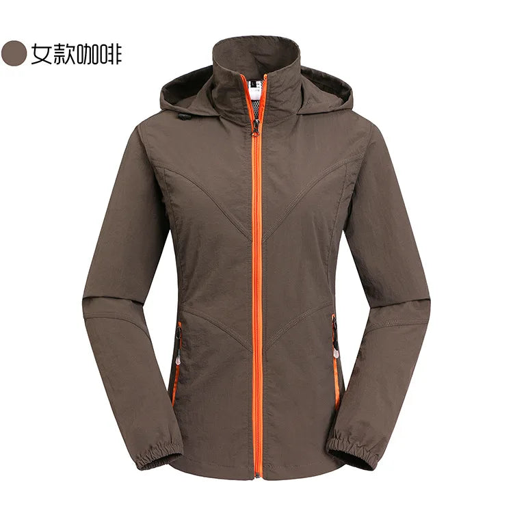 Outdoor Coated Stand Collar Zipper Quick-drying Breathable Motorcycle Jacket Unisex Summer Long Sleeve Loose Fit 100% Polyester