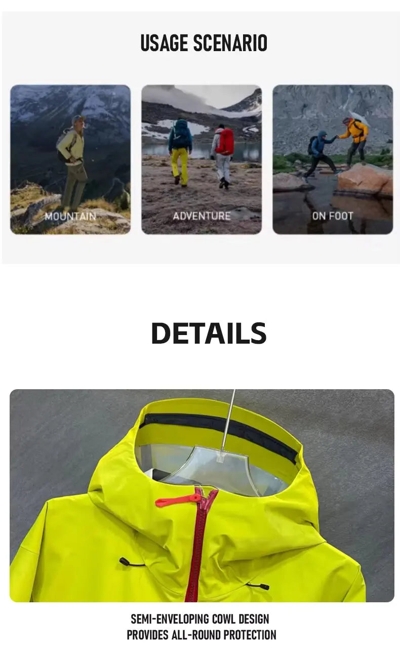 Women's Waterproof Winter Snow Coat with Warm Hood Outdoor Sports Windbreaker Raincoat for Mountain Adventures Hiking Jackets