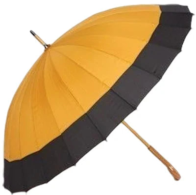 Japanese Products Outdoor  Umbrella 24 Ribs Windproof Creative Parasols Red