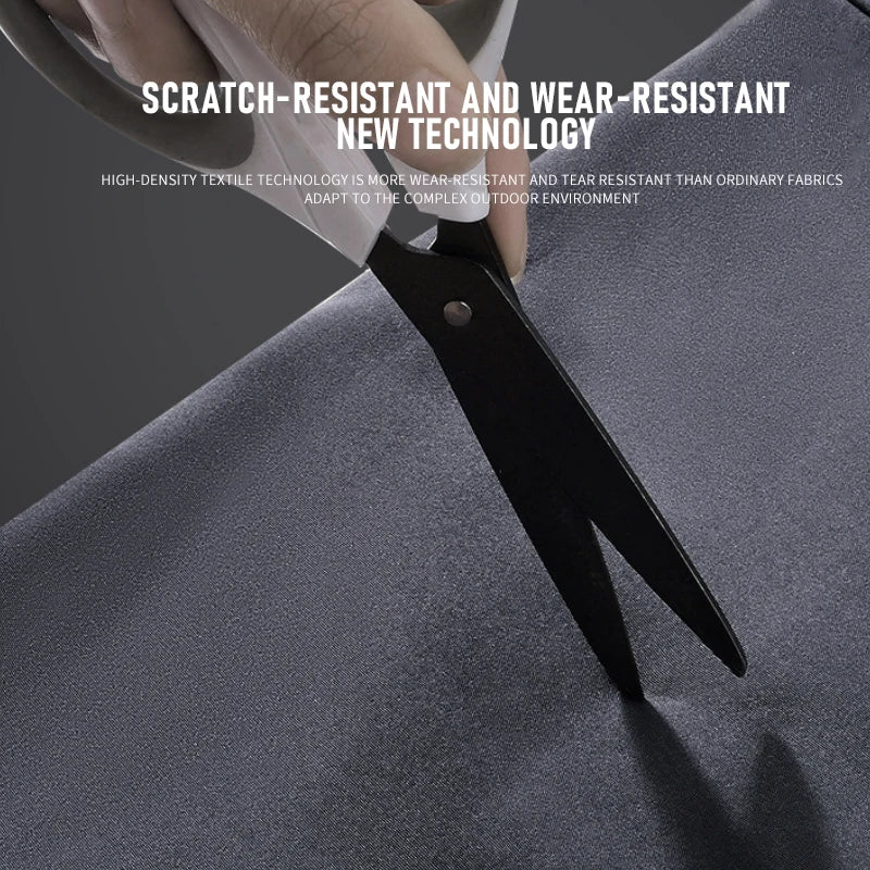 Unisex Lightweight Half-Zip Shell Hiking Pants Waterproof and Windproof Loose-Fit for Spring/Fall Outdoor Adventures