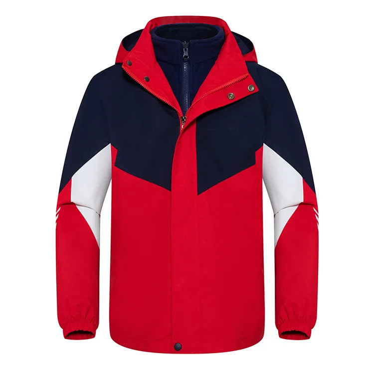 Cold-Proof Fleece-Lined Two-Piece School Uniform for Primary Secondary Students Rustic Kindergarten Garden Clothes Autumn Winter