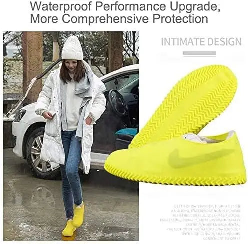 Waterproof Silicone Shoes  Non-slip Water Resistant Overshoes Silicone Rubber Rain Shoes Latex Opp Bag Fashion Jiangxi Midi