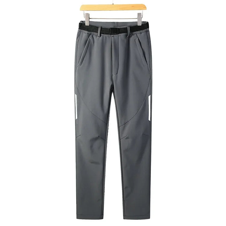 Factory Men's Women's Outdoor Softshell Pants Waterproof Windproof Breathable Fleece for Autumn Winter Sports Zipper Fly Warm