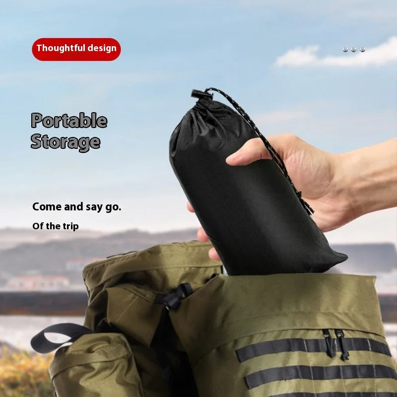 Three-in-One Multifunctional Cross-Border Cape Raincoat Stand Canopy Mat Poncho Thin for Mountaineering Hiking Factory Direct