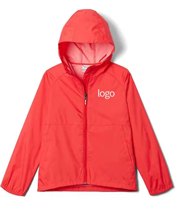 High Quality Polyester Kids Raincoat Custom Poncho Rain Jacket Girls XXL Waterproof Printed Design Travel Tours Factory Price