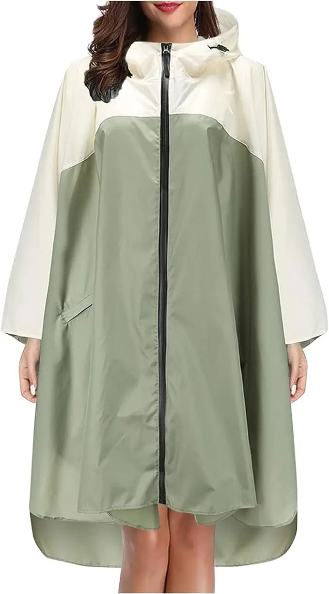 Factory Direct Sales 3in1 Polyester Material Hooded Long Poncho Raincoat Long Raincoats for Men Heavy Duty Rain Coat Raincoat