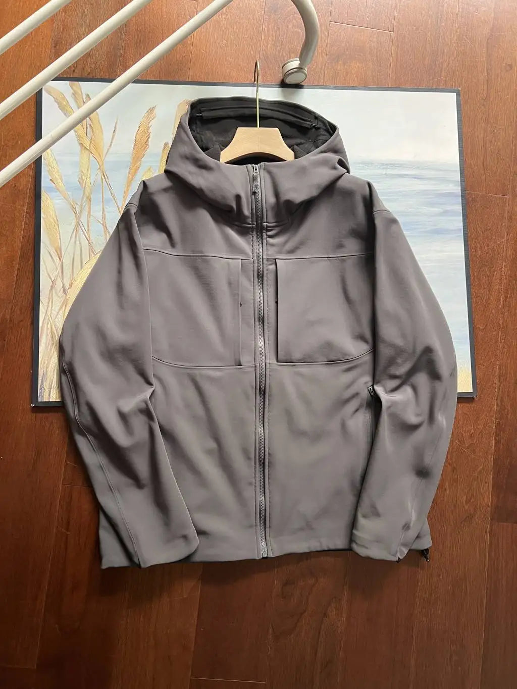 Autumn Casual Outdoor Jacket Men Women Spring Sports Hooded Mountaineering Clothing Soft Shell Rushing Features Simple Solid