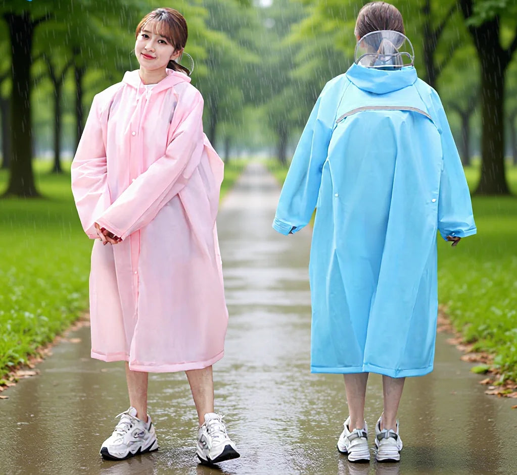 Single-Use Waterproof EVA for Poncho Disposable Rainwear for Travel & Electric Vehicle Battery for Outdoor Tours