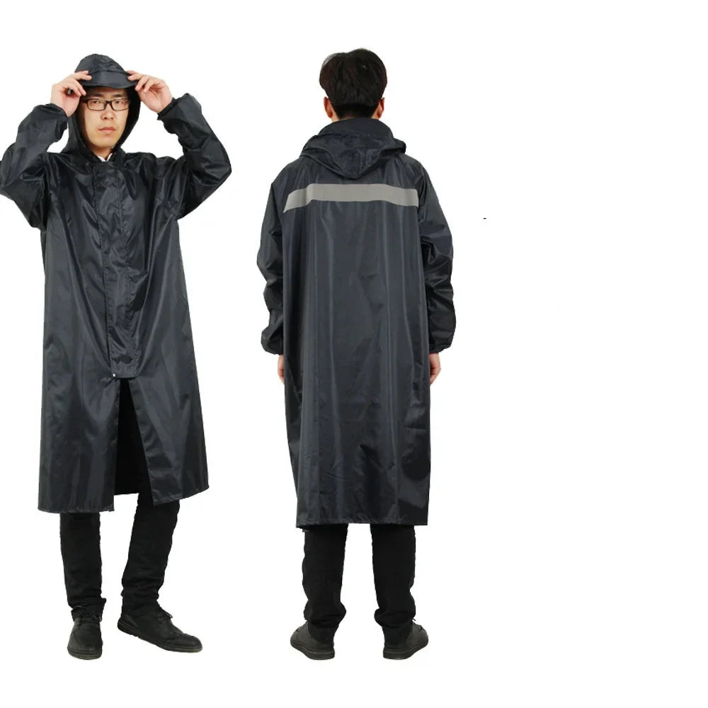 Adult Cycling Raincoat Wholesale Long Full-Body Storm Proof Outdoor Labor Insurance Rain Wear for Motorcycle