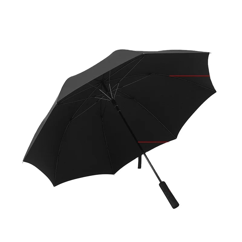 Factory 25 27 30 32 Inch Carbon Fiber Golf Umbrella Super Light Windproof & UV-proof Manual Folding for Adults