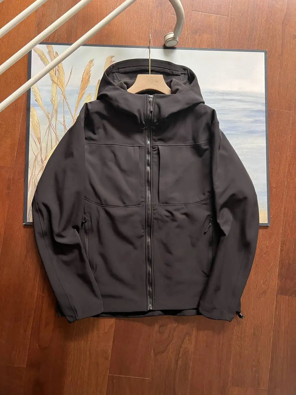 Autumn Casual Outdoor Jacket Men Women Spring Sports Hooded Mountaineering Clothing Soft Shell Rushing Features Simple Solid