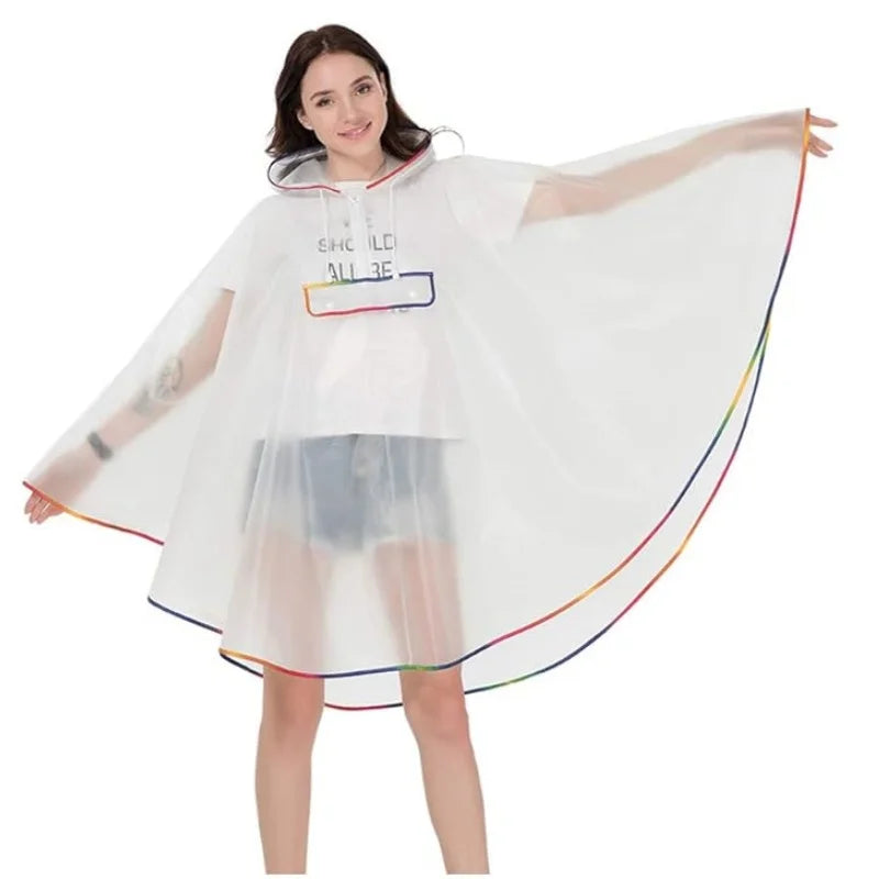 Urkko Waterproof Rain for Poncho Lightweight and Reusable Hooded Coat for Adults for Hiking Outdoor Activities Travel Companion