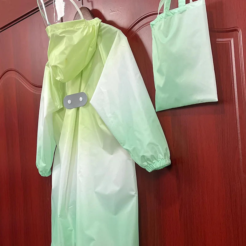 Outdoor Lightweight Windproof Waterproof Rain Poncho for Middle Large Boys/Girls Durable Cartoon Design ECO Friendly Raincoat
