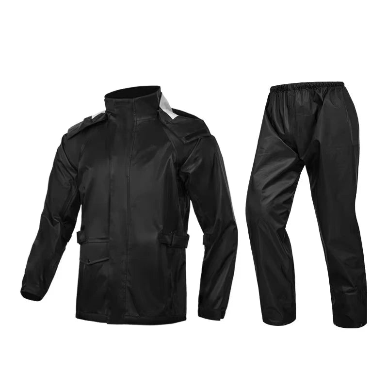 High Quality Motorcycle Raincoat and Rainpants Suit Waterproof and Heavy Rain-Proof for Rider Take-Away  Outdoor Jaket