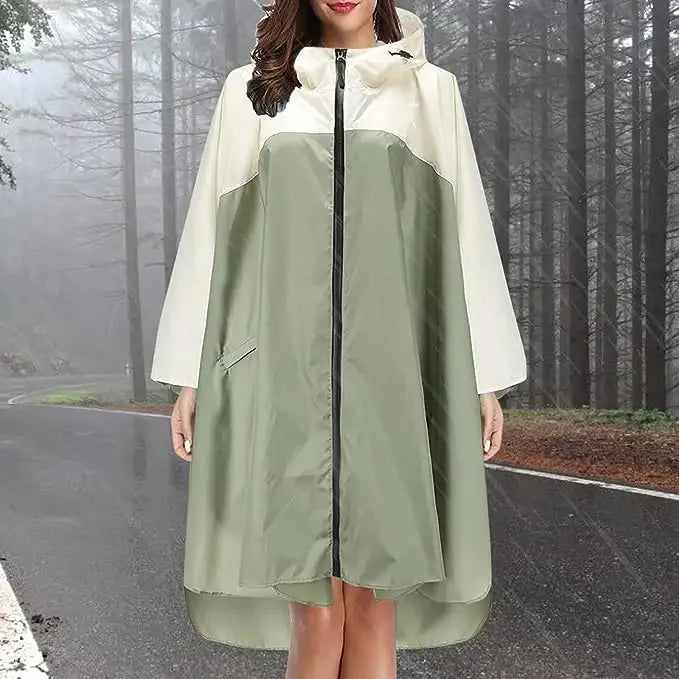 Lightweight and Breathable Biodegradable Poncho Waterproof Couple Fashion Men's and Women's Dual Use Raincoat 2025 New Raincoat