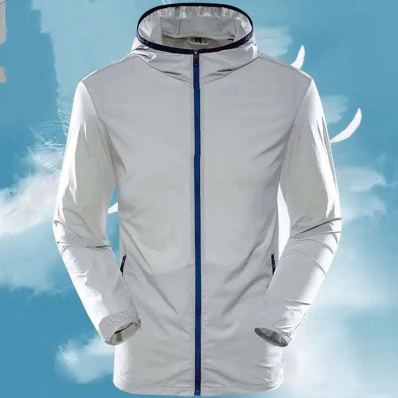 OEM/ODM Custom Waterproof Rain Windcheater Track High Quality Full Zip Softshell Windbreaker Men