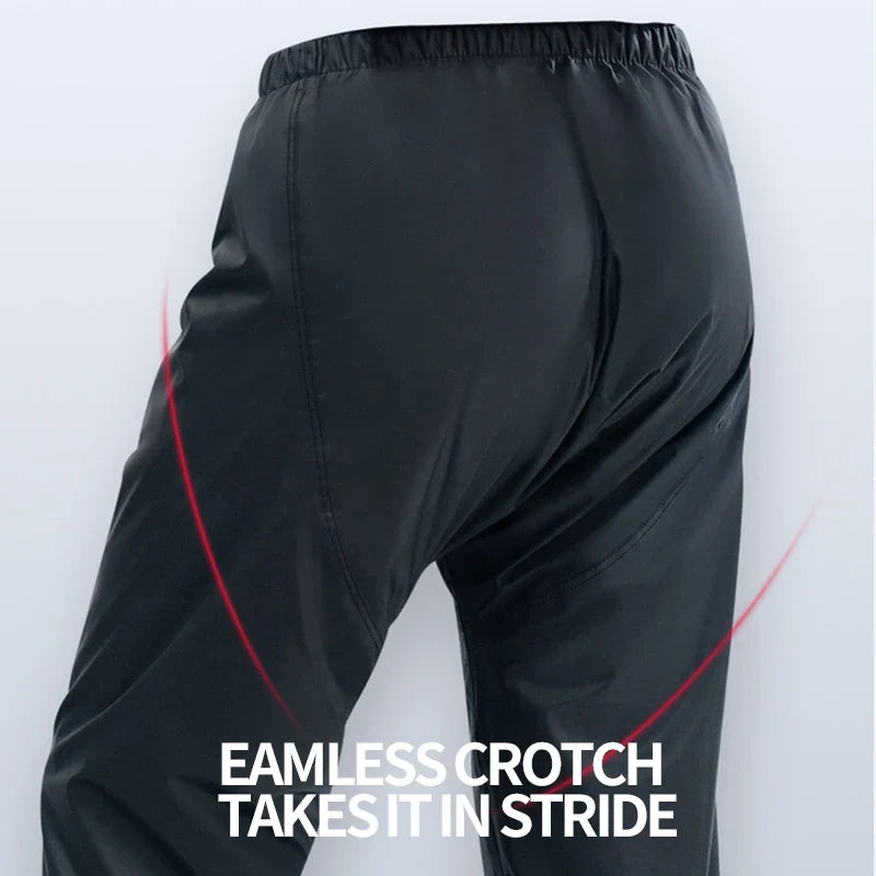 High Reflective Waterproof Cycling Raincoat Suit Hood Jacket Pants Rain Coat Visible Protection Riders Rain Cape for Motorcycle