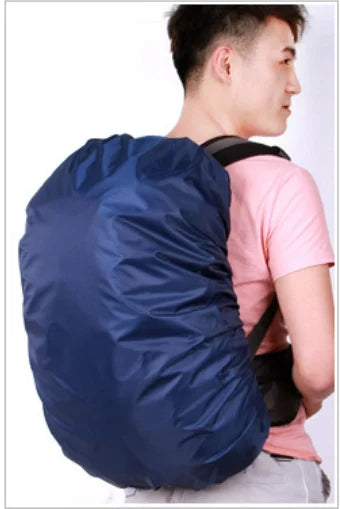 5000mm Waterproof Level Upgraded Anti-Slip Cross Buckle Straps Backpack Rain Cover Hiking Camping Plastic Polyester Logo