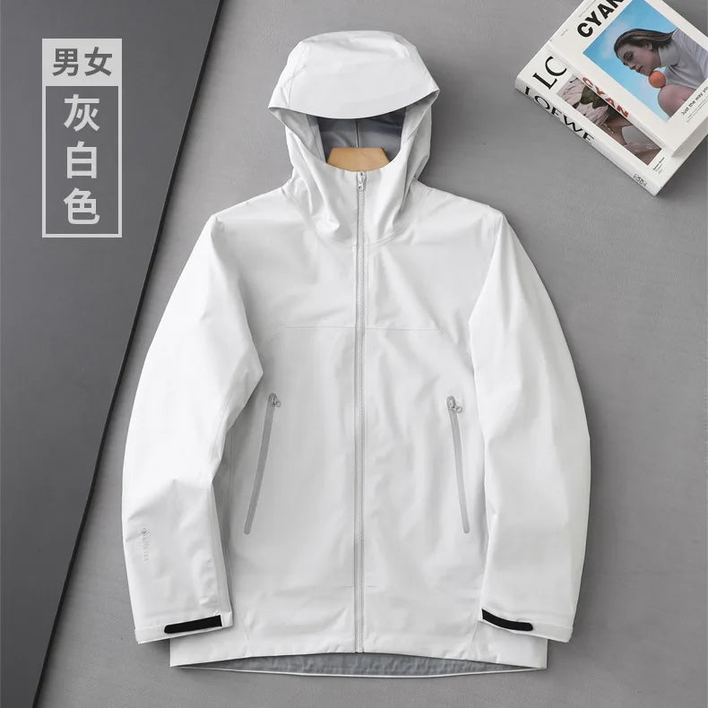 Bird Home JK Waterproof Windproof Hard Shell for Technology Men's Women's Hooded Jacket Heat Sealing Adhesive Outdoor