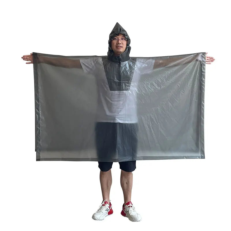 High Quality EVA Reflective Hoodie Raincoat Factory Wholesale Lightweight and Waterproof for Boys for Rain Travel & Hiking