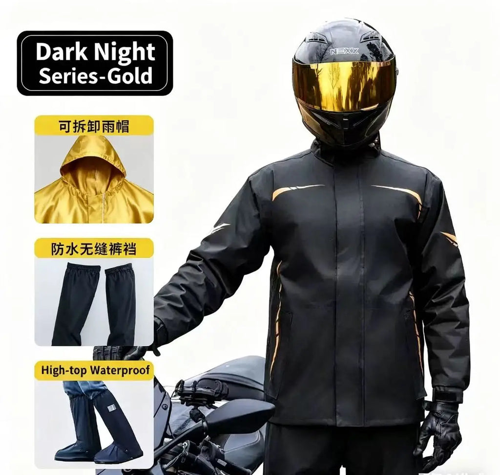 Hot Selling Waterproof & Windproof Rain Suits Reflective Coats for Outdoor Travel & Tour Activities