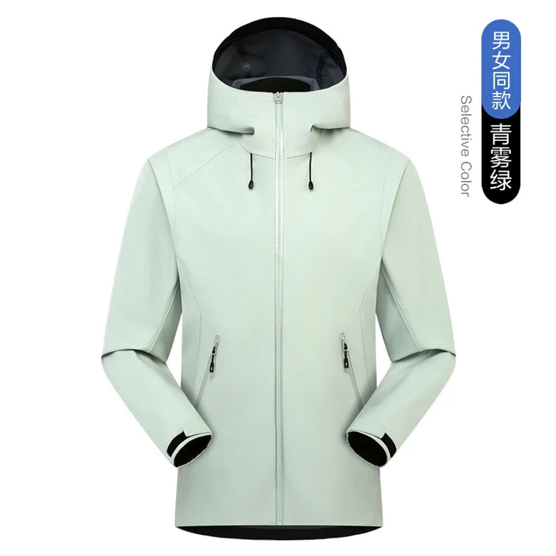 Bird Home Same LT Winter Solid Soft Shell Jacket Unisex Waterproof Breathable for Technology Outdoor Travel Sports